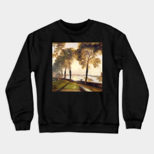 High Resolution William Turner Mortlake Terrace 1827 Crewneck Sweatshirt